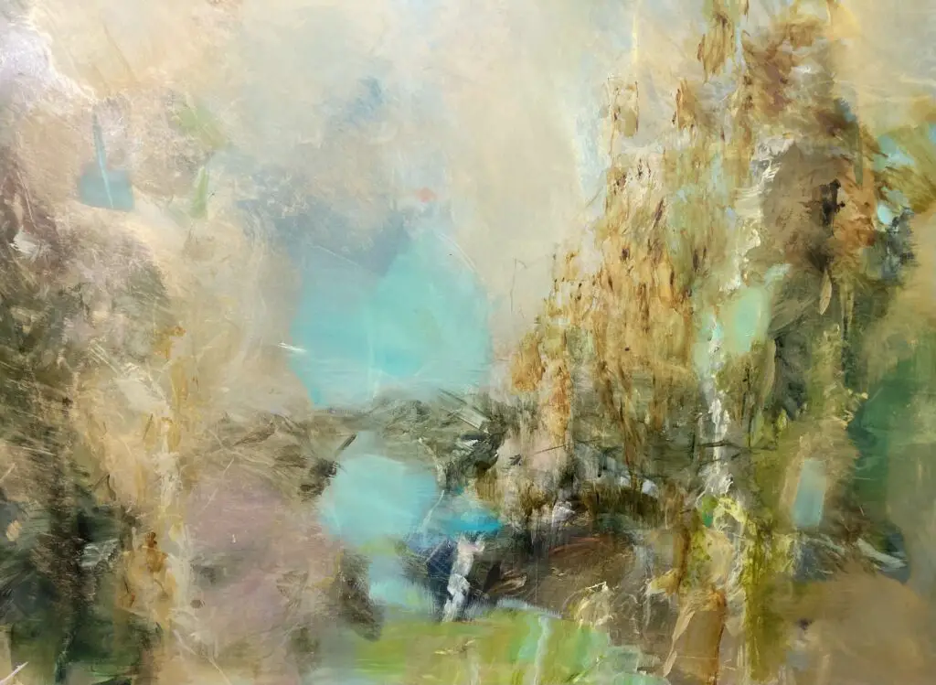 An image of Katy Brown's painting of Mount Edgcumbe