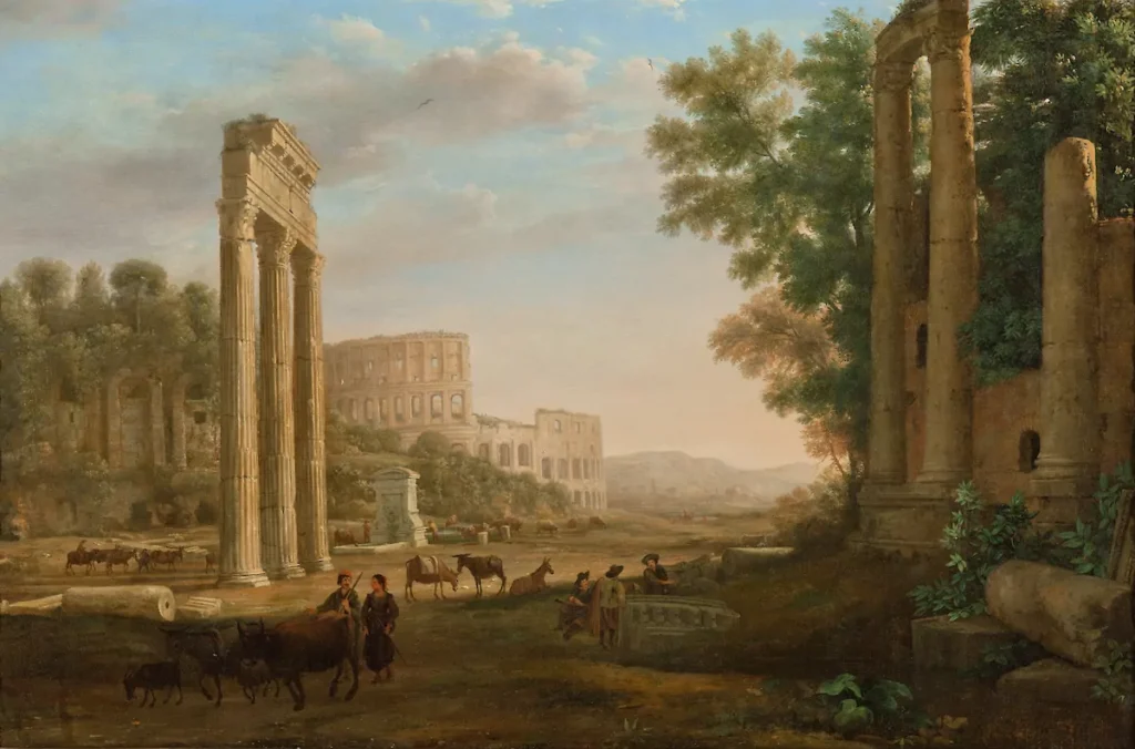 An image of a painting by Claude Lorrain