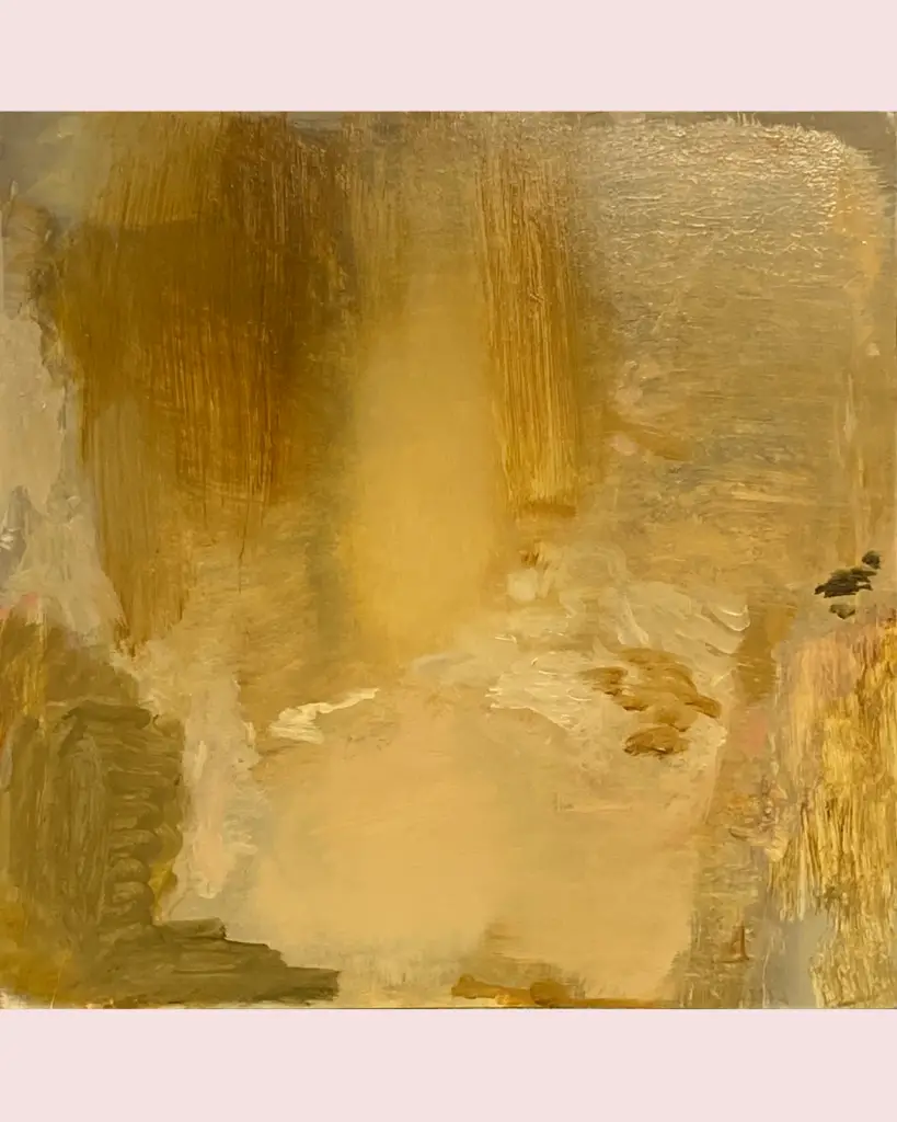 An image of Katy Brown's painting 'Sienna', Oil on Panel, 20 x 25 cm